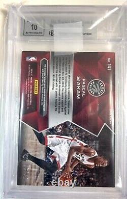 2016 Panini Spectra Pascal Siakam RC NEON BLUE /99 Patch Auto BGS 9 AUTO 10