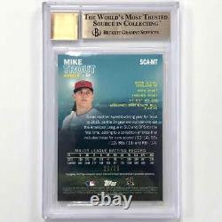 2016 Topps Stadium Club Mike Trout on-card autograph Gold /25 BGS 9.5 with 10 Auto