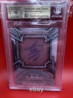 2016 Topps Strata Mike Trout Green Autograph /75 #SAMT Auto BGS 9.5 Gem Mint