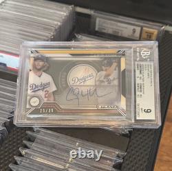 2016 Topps Strata Signatures Clayton Kershaw GOLD Parallel #25/25 BGS 9/10 Auto