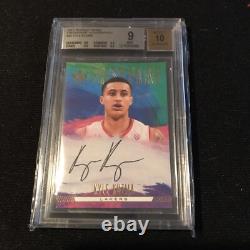 2017-18 Court Kings Fresh Paint Autographs Kyle Kuzma RC Auto BGS 9