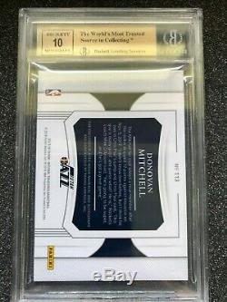 2017-18 National Treasures Donovan Mitchell RPA Rookie Auto BGS 9.5 10 HIGH SUBS