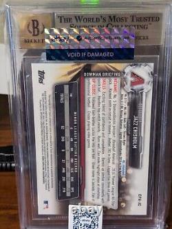 2017 Bowman Chrome BLUE REF. 1st AUTO JAZZ CHISHOLM #'d 085/150 BGS 9.5/10