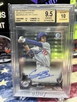 2017 Bowman Chrome Cody Bellinger? Rookie Autograph? BGS 9.5/10 auto