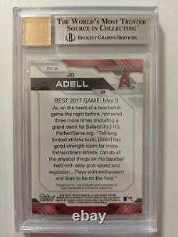 2017 Bowman's Best Atomic Refractor /25 Jo Adell Autograph Auto RC BGS 9 RC
