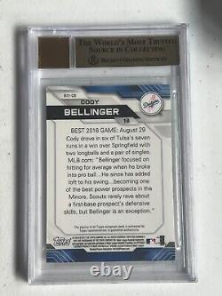 2017 Bowman's Best Cody Bellinger Green Refractor Rookie #12/99 Auto Bgs 9.5/10