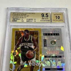 2017 Contenders Kevin Durant Historic Rookie Ticket CRACKED ICE BGS 9.5 AUTO 10
