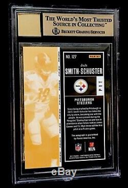 2017 Contenders Optic Prizm JUJU SMITH-SCHUSTER Auto RC Ticket STEELERS BGS 9.5