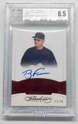 2017 Flawless Terry Francons Ruby Greats Auto Autograph #13/20 BGS 8.5