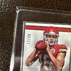 2017 National Treasures PATRICK MAHOMES 12/99 Rookie Patch Auto BGS PSA Signed