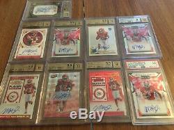 2017 Optic Patrick Mahomes Rated Rookie Auto Blue /75 BGS 9 Mint Chiefs RARE RC