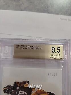 2017 Panini Flawless JuJu Smith-Schuster Auto BGS 9.5 # 13/15 STEELERS