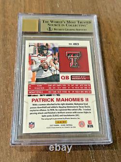2017 Panini Score PATRICK MAHOMES RC AUTO BGS 9.5 Gem Mint with 10 Autograph