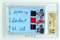 2017 Patrick Mahomes Rookie Auto Patch RPA BGS 9.5 10 #/10 RC Watson Trubisky