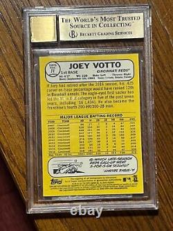 2017 Topps Heritage Red Ink Real One Autograph /68 BGS 9.5 Auto Joey Votto REDS