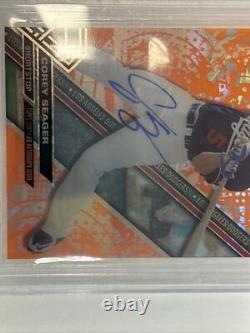 2017 Topps High Tek Corey Seager On Card Auto BGS 9.5 Autograph 10