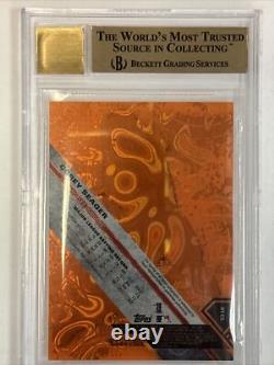 2017 Topps High Tek Corey Seager On Card Auto BGS 9.5 Autograph 10