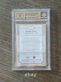 2017 Topps Transcendent Chipper Jones Silver Frame Auto /15 Bgs 10 Pristine