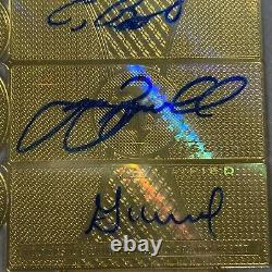 2017 Topps Triple Threads Biggio Bagwell Altuve Patch Auto Autograph /27 Bgs 9.5