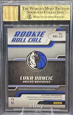 2018-19 Certified Rookie Roll Call Luka Doncic Autograph Auto RC BGS 9.5 10