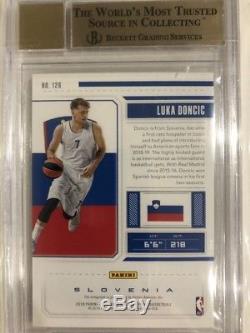 2018-19 Contenders Draft Picks LUKA DONCIC RC Rookie AUTO BGS 9.5 / 10 Autograph