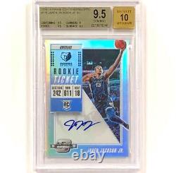 2018-19 Contenders Optic 115 Jaren Jackson RC autograph rookie BGS 9.5 / 10 Auto