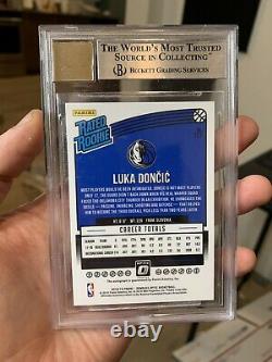 2018-19 Donruss OPTIC LUKA DONCIC Rated Rookie Signatures BGS 9 AUTO 10 Rc Ssp