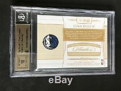2018-19 Flawless Luka Doncic RPA 3CLR RC Game Worn Patch Auto 8/25 BGS 9.5 Gem