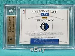 2018-19 National Treasures Luka Doncic 1/1 Rookie Auto Rc Bgs 9.5 10 Autograph J