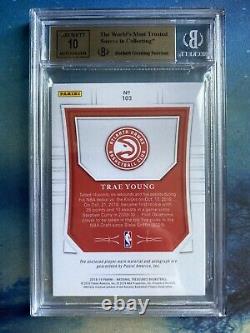 2018-19 National Treasures Trae young Rookie Patch Auto RPA /99 RC BGS 9.5/10