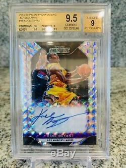 2018-19 Panini Prizm Mosaic Kobe Bryant Autographs On-card Auto Bgs 9.5 Gem Mint