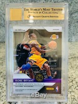 2018-19 Panini Prizm Mosaic Kobe Bryant Autographs On-card Auto Bgs 9.5 Gem Mint