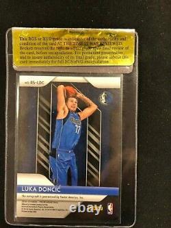 2018 2018-19 LUKA DONCIC Prizm Rookie Signatures Auto RC BGS 9.5 with 10 Autograph