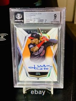 2018/2019 Juan Soto /5 Autograph Topps Five Star POP 1 BGS 9 10 Auto RC Mets OMG