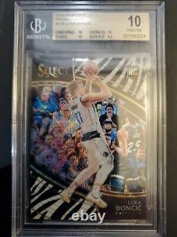 2018 Bgs 10 Prizm Select 1/1 Courtside Luka Doncic Zebra Rookie Card Bgs Pop 1
