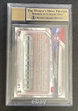 2018 Bowman Chrome GOLD Autograph RHYS HOSKINS #40/50 BGS GEM MINT 9.5/10 Auto