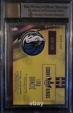 2018 Court Kings FRESH PAINT AUTOGRAPHS Luka Doncic Rookie RC AUTO BGS 8.5/10