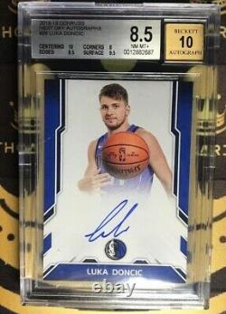 2018 Donruss Next Day LUKA DONCIC #26 Auto RC Rookie Card BGS 8.5