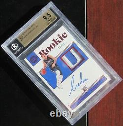 2018 Luka Doncic Encased #14/25 Vertical Bgs 9.5 Auto Rookie Card Rc 3 Color Rpa