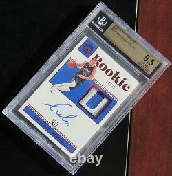 2018 Luka Doncic Encased #14/25 Vertical Bgs 9.5 Auto Rookie Card Rc 3 Color Rpa