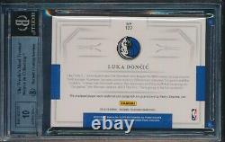 2018 National Treasures Luka Doncic Patch Jersey Auto Autograph 1/1 25/25 Bgs 9