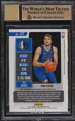 2018 Panini Contenders Cracked Ice Ticket Luka Doncic RC AUTO /25 BGS 9.5
