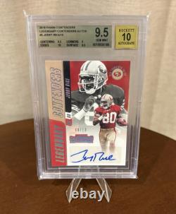2018 Panini Contenders JERRY RICE Legendary AUTO Gold #8/10 BGS-9.5 10