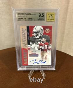 2018 Panini Contenders JERRY RICE Legendary AUTO Gold #8/10 BGS-9.5 10