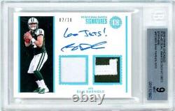 2018 Panini Encased Rookie Dual Swatch Signatures Sapphire /10 BGS 9/10 AUTO RPA