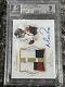 2018 Panini Flawless Daul Patch Autographs Matt Ryan 2/15 Jersey Match Bgs 9