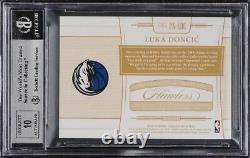 2018 Panini Flawless Patches Luka Doncic ROOKIE RC PATCH AUTO /25 #39 BGS 9 MINT