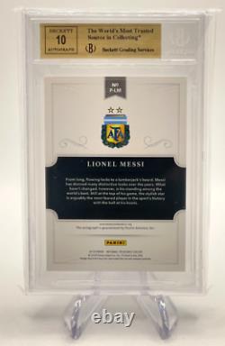 2018 Panini National Treasures Penmanship LIONEL MESSI /15 BGS 9.5 + 10 AUTO