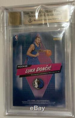 2018 Panini Revolution Luka Doncic Autograph Rc Rookie BGS 9.5 /10 On Card Auto