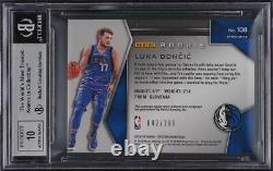 2018 Panini Spectra Luka Doncic ROOKIE RC PATCH AUTO /299 #108 BGS 9 MINT